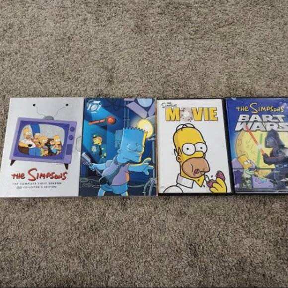 Media | The Simpsons Series Movie Dvd Lot | Poshmark